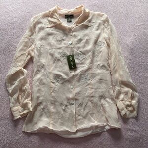 🌸 vintage silk blouse 🌸